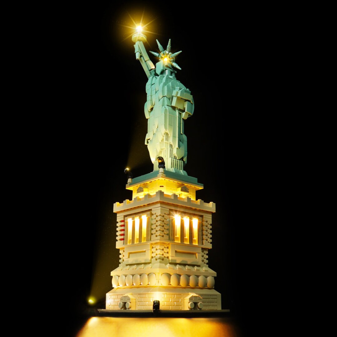 Led Light Kit for Architecture Statue of Liberty Compatible With 21042