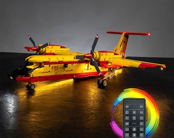 Led light kit for Firefighter Aircraft 42152 - Compatible with 42152 Set (Model is NOT included)