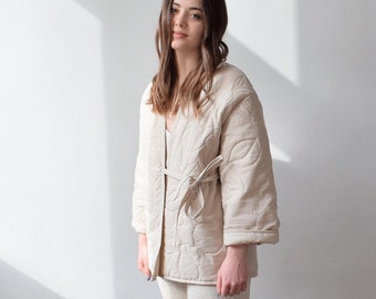 BOTANIKA Cotton Quilted Kimono Jacket