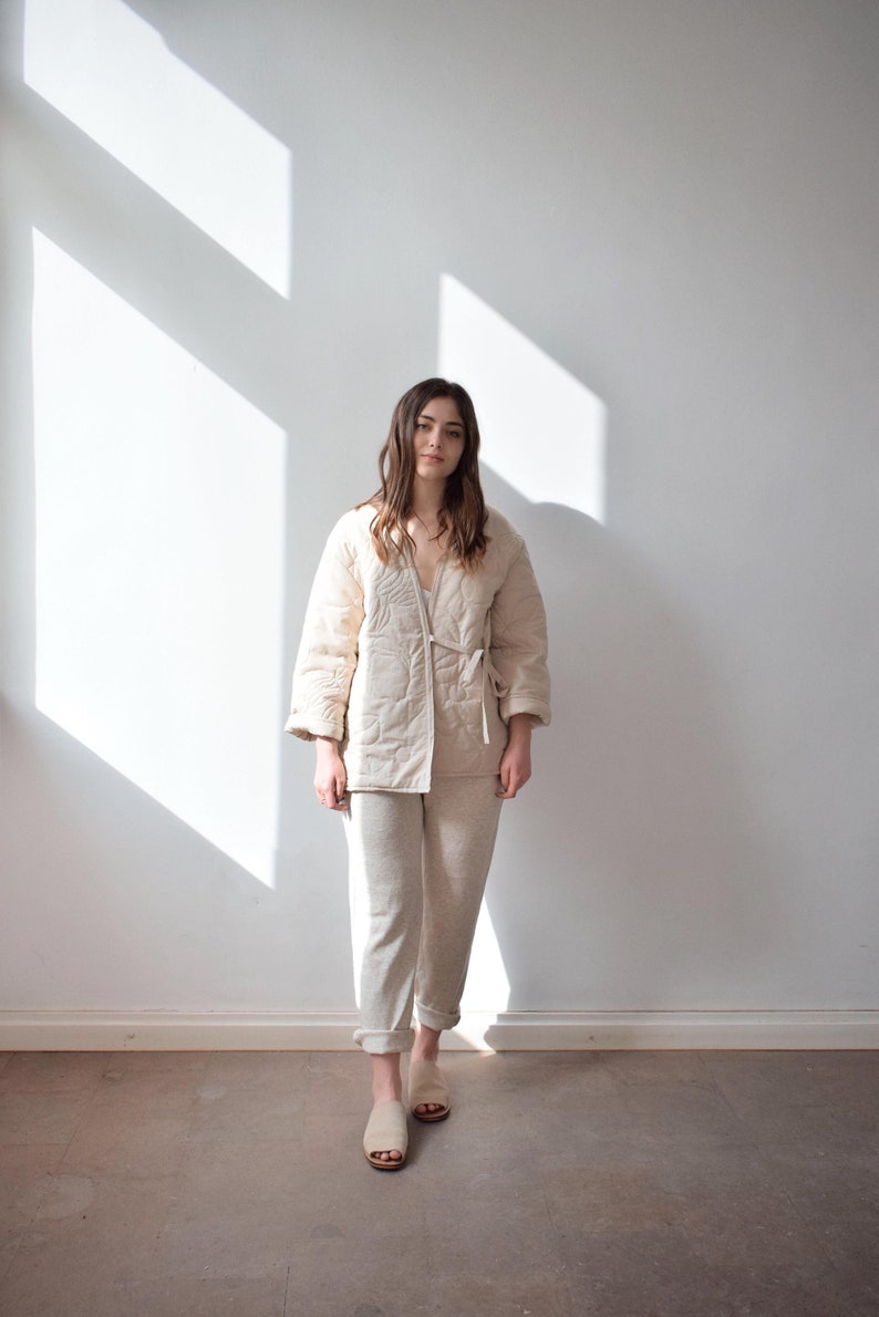 BOTANIKA Cotton Quilted Kimono Jacket image 4