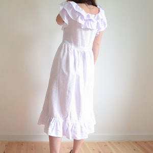 Jolánka Lilac Cotton Dress image 6