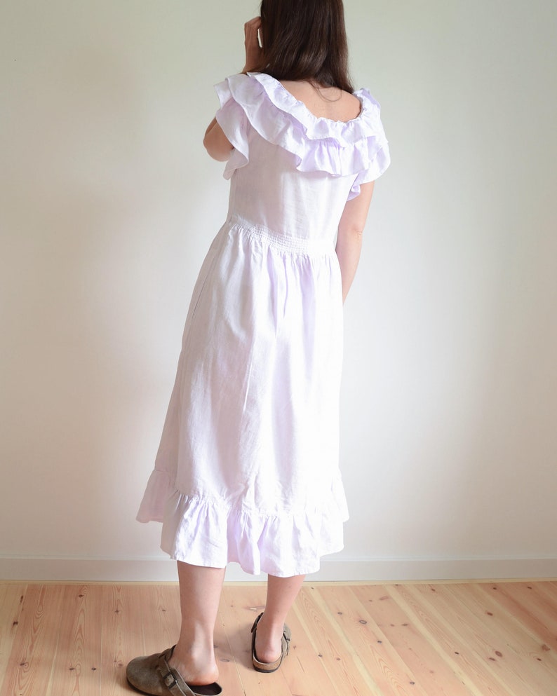 Jolánka Lilac Cotton Dress image 6