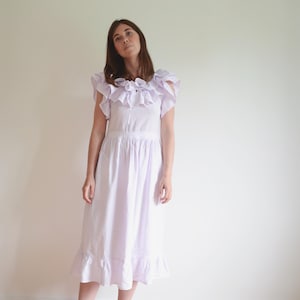 Jolánka Lilac Cotton Dress image 5