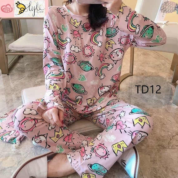 Planets Pajama Sets, Cute Sleepwear for Teenagers and Adults, Women's  Pajamas, Gift Ideas for Birthday, Christmas, Friends, Wife, Daughter 