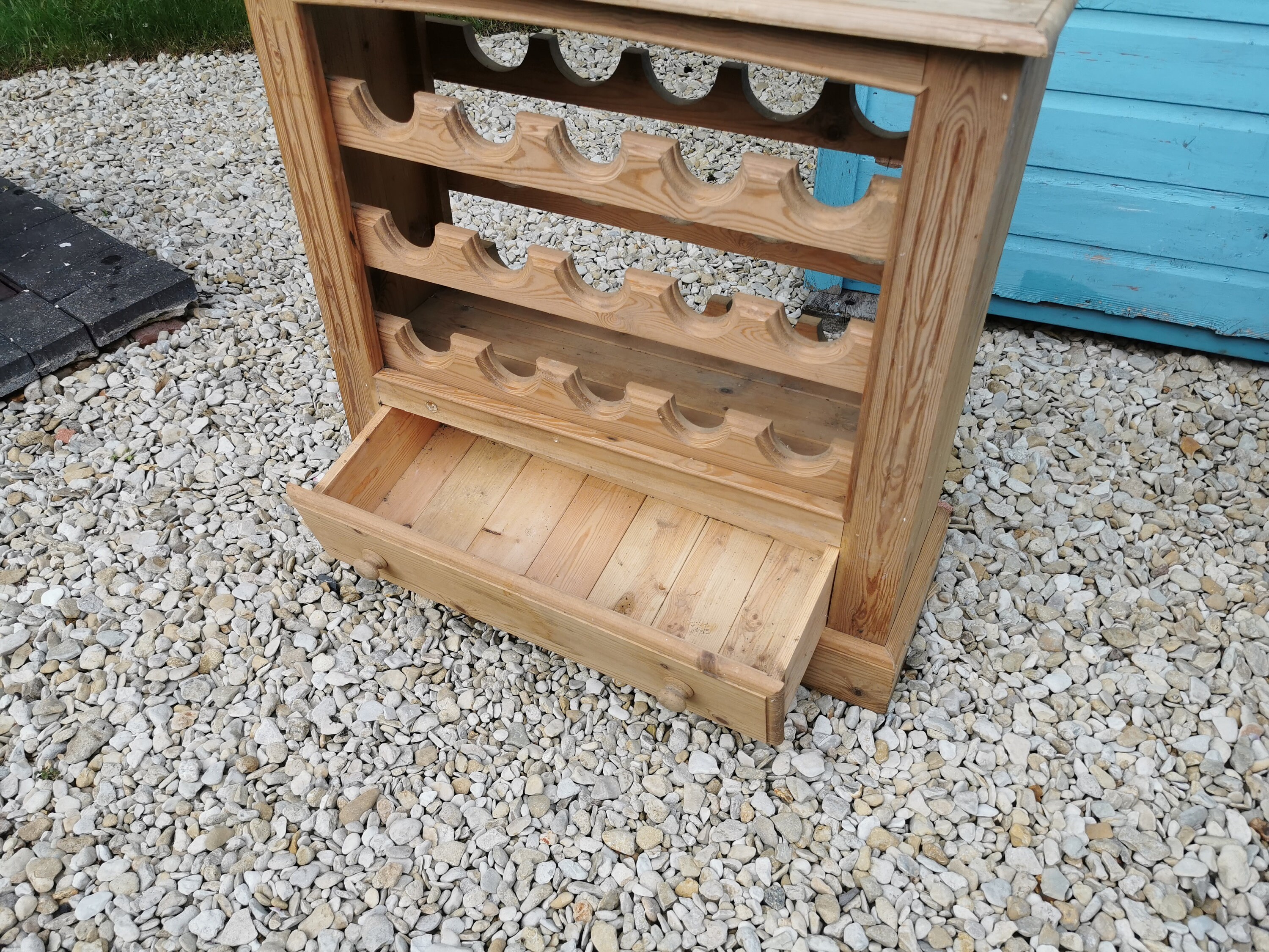 Vintage Rustic Pine Wine Etsy