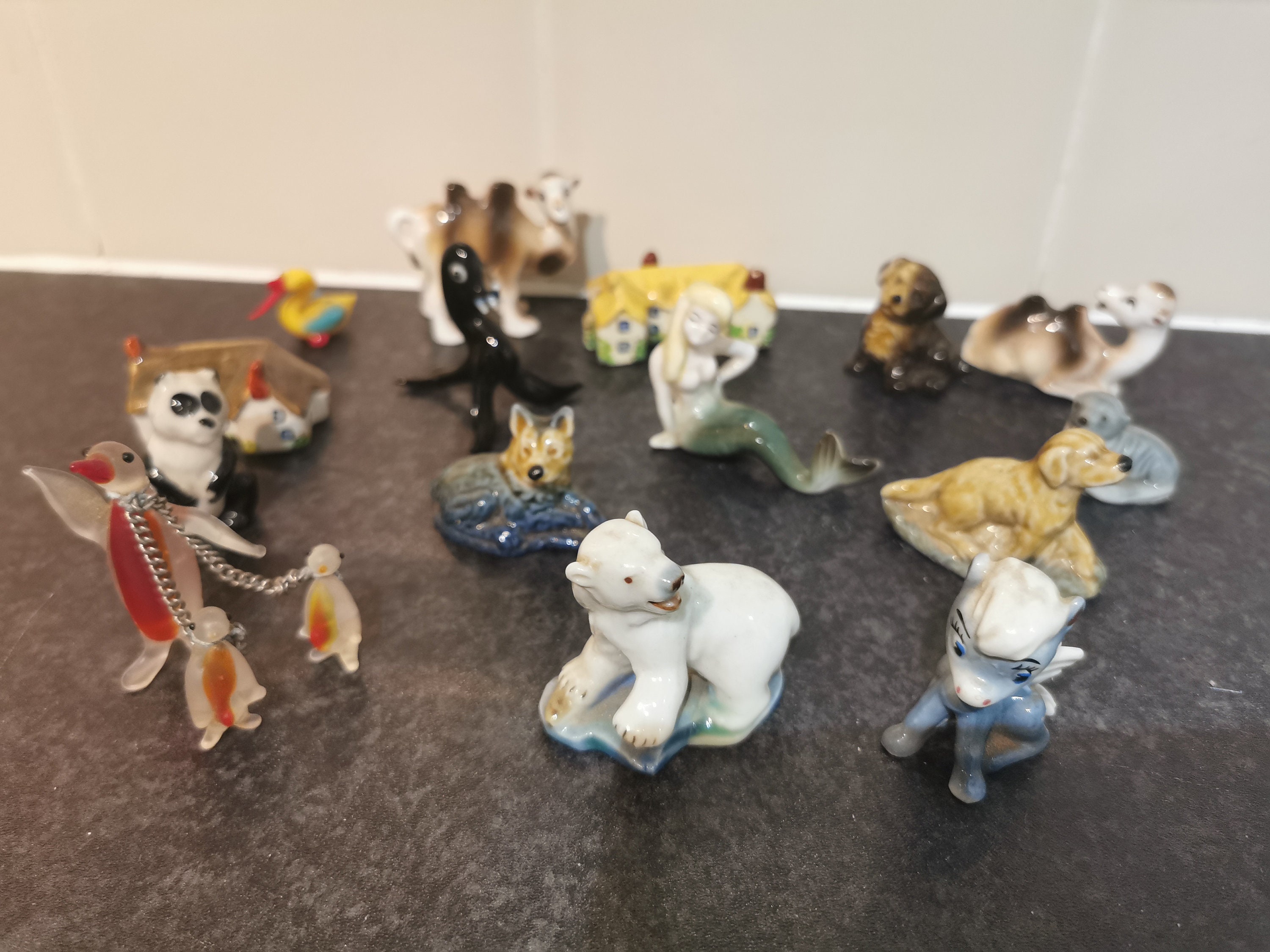 Collection Of Wade Whimsies & Other Miniture Figures Etsy