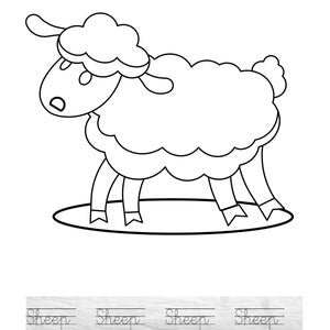 Printable animal colouring pages PDF animal coloring pages | Etsy