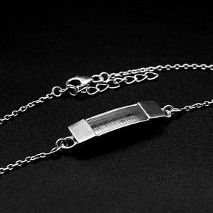 Horse Hair Bracelet With Rectangle Shape Bezel In 925 Sterling Silver Good Luck Bracelet, For Resin Bracelet Blank, Horse Hair Jewelry