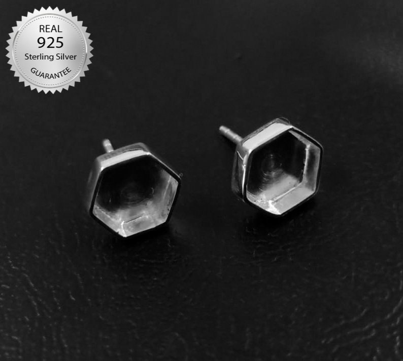 8mm Bezel Stud Earring Blanks – Armored Supply Co.