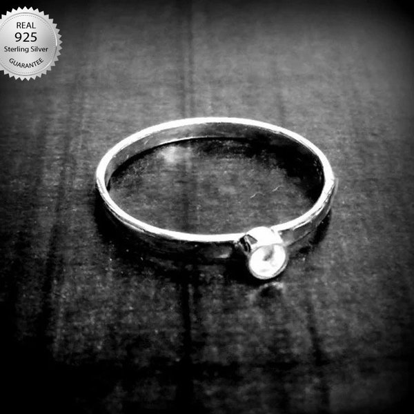 925 Sterling Silver Round Bezel Blank Cup Ring Setting Cup, 3MM To 6MM Round Bezel, Depth Of Bezel Is 2MM, Tiny Round Bezel Setting