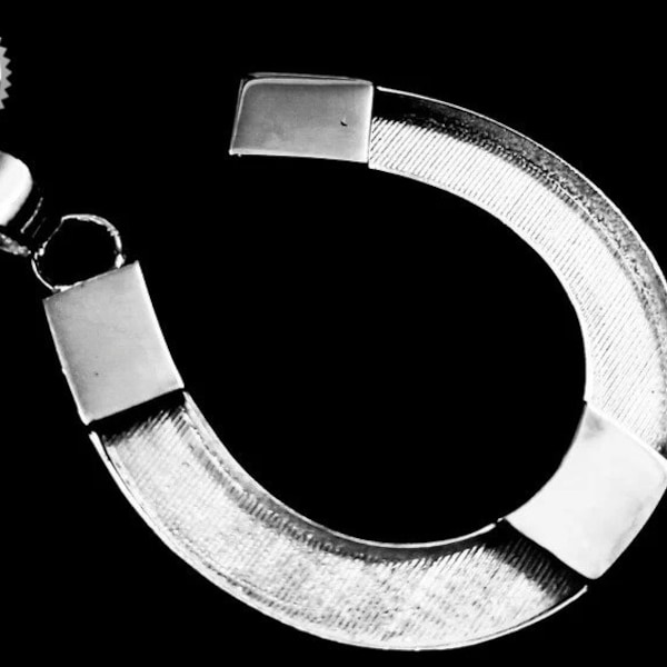 925 Sterling Silver Horseshoe Shape Pendant Blank Bezel Setting For Pour Resin ,Breastmilk Jewelry ,Keepsake Jewelry, Horseshoe DIY