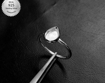 925 Sterling Silver Heart Shape Handcrafted Pendant Bezel Setting ...
