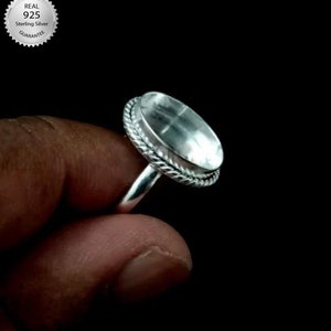 925 Sterling Silver Oval Shape Handcrafted Bezel Ring Blank Bezel Setting, Blank Ring Base, Back Side Close, Bezel For Resin