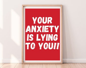 Red "Your Anxiety is Lying to You"