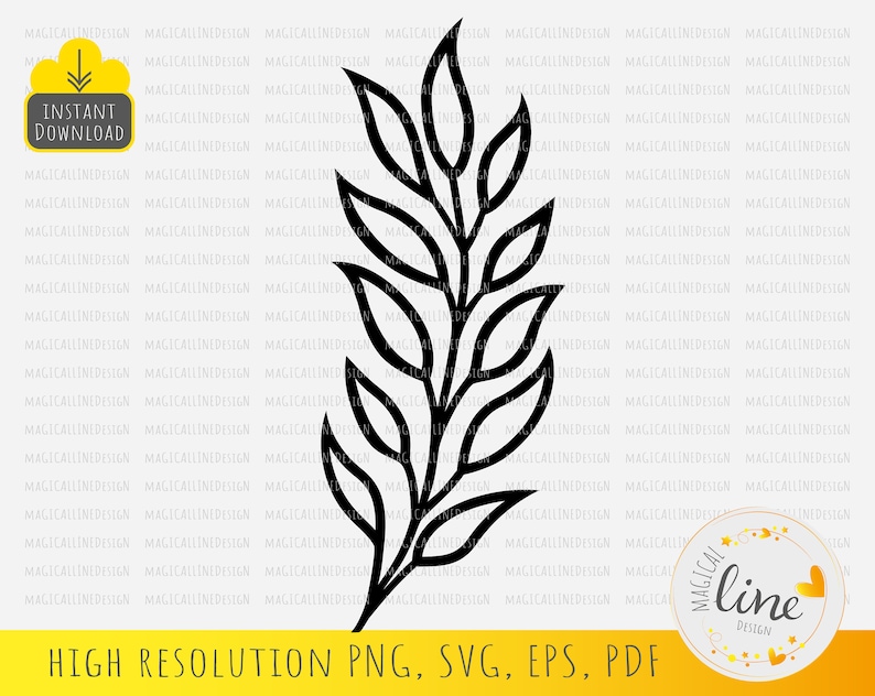 Leaf Template Svg, Leaves Stencil, Leaf Paper Cut File, Leaves Vector