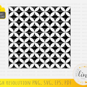 Cercle marocain motif Svg, motif Sparkle sans soudure, géométrique tuile Svg, Maroc couper fichier, arabe Wall Art Dxf, Silhouette Cricut