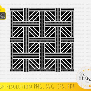 Rattan Pattern #4 Svg, Seamless Pattern, Rattan Cane Stencil, Rattan Vector, Geometric Pattern Dxf, Rattan Cut File, Silhouette Cricut