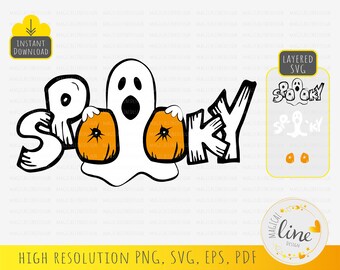 Halloween spöke svg, Halloween clipart, spökvibbar svg, spökvektor, kusliga vibbar svg, kuslig skjorta, kuslig klippfil, silhuett Cricut