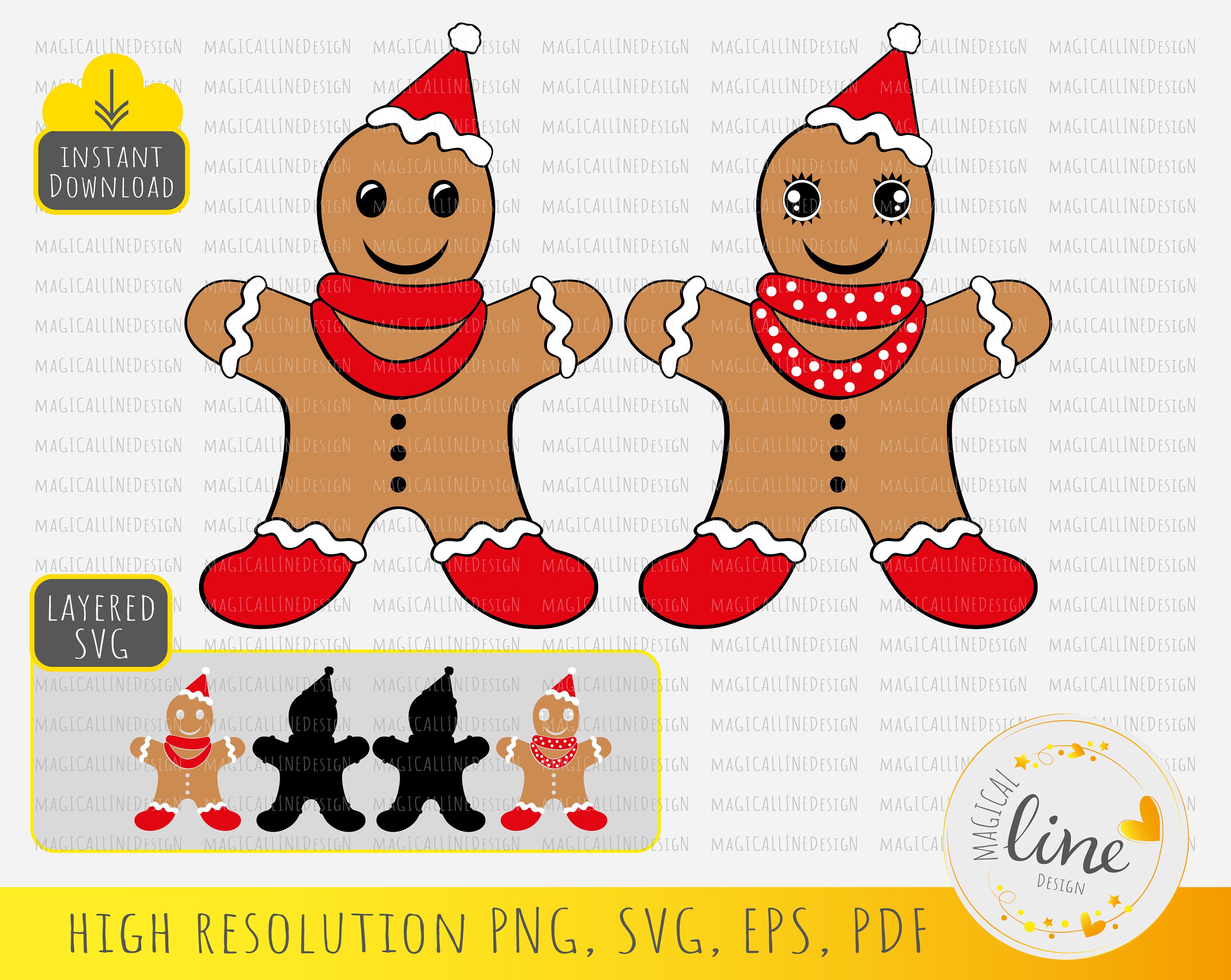 Gingerbread Vector File Gingerbread Svg, Gingerbread Man Eps, Gingerbread Girl Svg, Baby ...