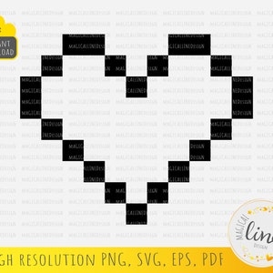 Puede incluir: Un diseño en forma de corazón en blanco y negro hecho de cuadrados. El diseño está formado por 25 cuadrados, de los cuales 13 son negros y 12 blancos. El diseño es una versión simple y moderna de la forma tradicional del corazón.
