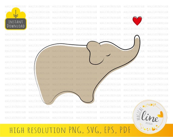 Download Cute Elephant Svg Mother S Day Svg Elephant Png Heart Love Svg Romantic Eps Animal Svg Valentines Day Eps T Shirt Design Svg
