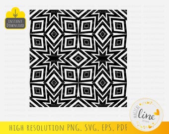 Optical Illusion Pattern, Seamless Abstract Design (Digital Files)