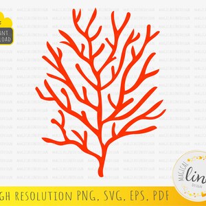 Coral Reef Svg, Underwater plants Svg, Seaweed Vector, Coral Cut File, Ocean life Eps, Summer Clipart, Ocean Wall Art, Cricut Silhouette