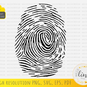 Fingerprint #2 Svg, Fingerprint clipart, Fingerprint dxf, Fingerprint stencil, Fingerprint T-shirt design, Fingerprint Silhouette, Cricut
