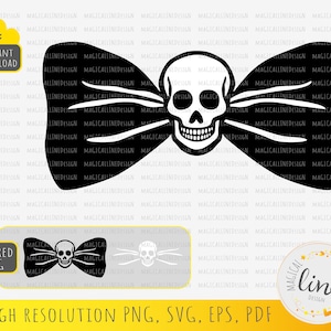 Skull Bow Tie Svg, Halloween Bow Tie Svg, Skellington Bow Tie Eps, Halloween DIY Costume, Bow Tie paper cut file, Cricut Silhouette
