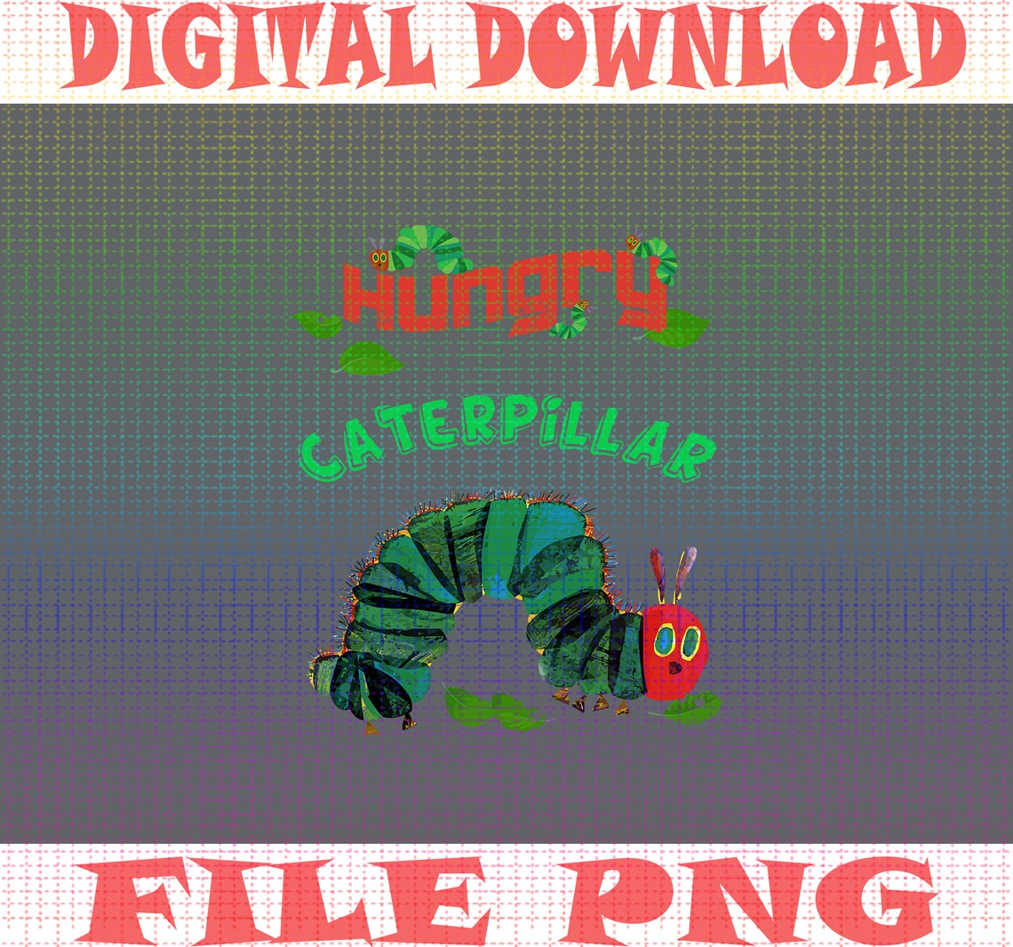Download Funny Cute Hungry Caterpillar Colorful Sublimated Printing ...