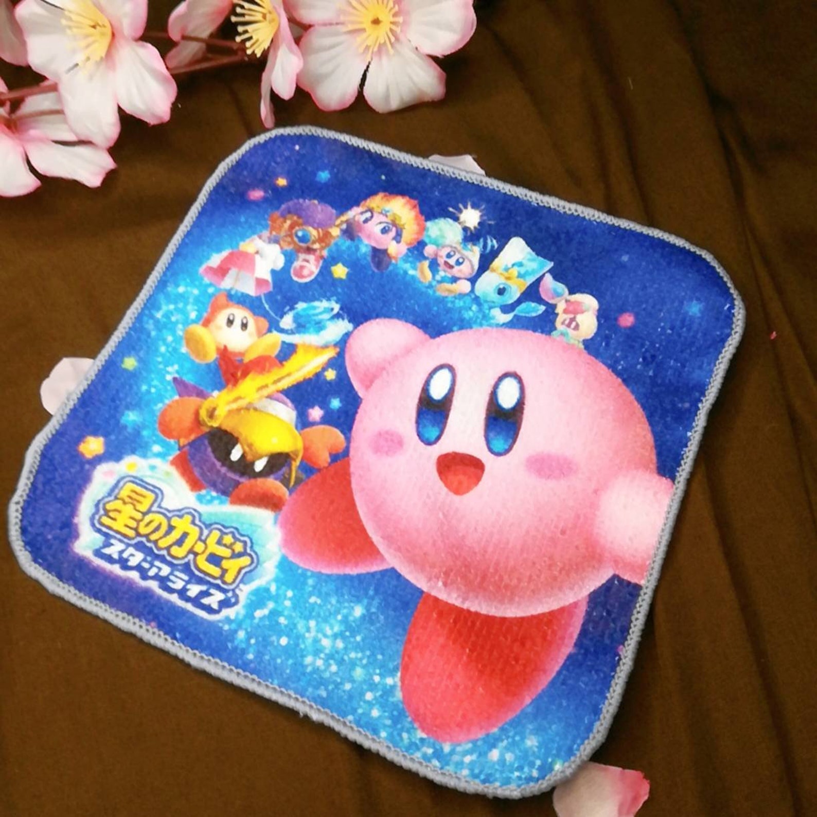 Nintendo Design Kawaii Kirby Hand Towels Set Travel Towel Etsy