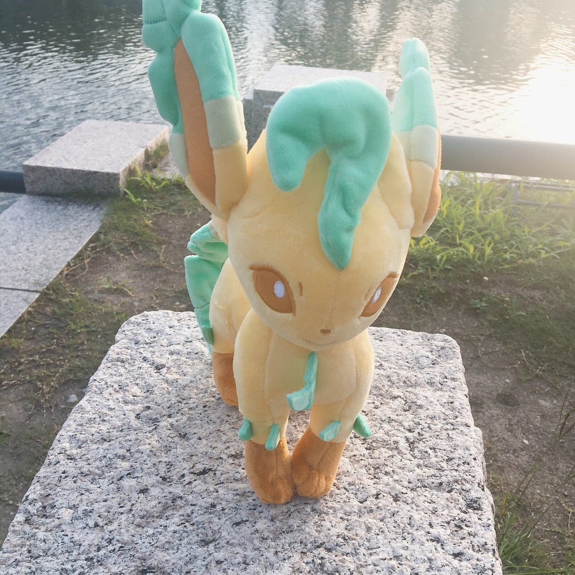Leafeon Plush / Pokémon Center Official Plush / New Release | Etsy