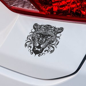 Panther Head Vinyl Decal: Car, Truck, Laptop Decor