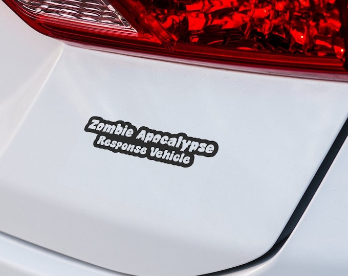 Zombie Apocalypse Response Vehicle Car Vinyl Decal - Premium Decal for Survival Enthusiasts - High-Quality Decal to Showcase Your Prepared