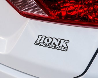 Fun and Stylish 'Honk If You Like Pizza' Car Vinyl Decal - Perfect Pizza Lover Gift for Pizza Enthusiasts, Foodie Friends, and pizza lovers