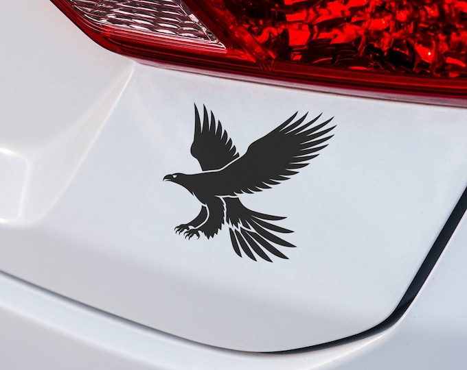 Majestic Eagle Vinyl Decal: Car and Laptop Sticker