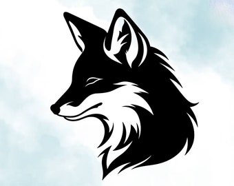 Stunning Fox Vinyl Decal Sticker - Unique Design for Laptops, Cars, Water Bottles, and More - Nature-Inspired Animal Decal - Durable