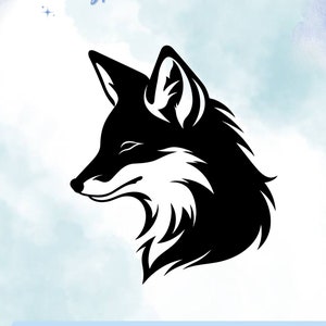 Stunning Fox Vinyl Decal Sticker - Unique Design for Laptops, Cars, Water Bottles, and More - Nature-Inspired Animal Decal - Durable