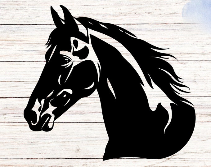 Horse Vinyl Decal: Durable Equestrian Sticker, Western Silhouette
