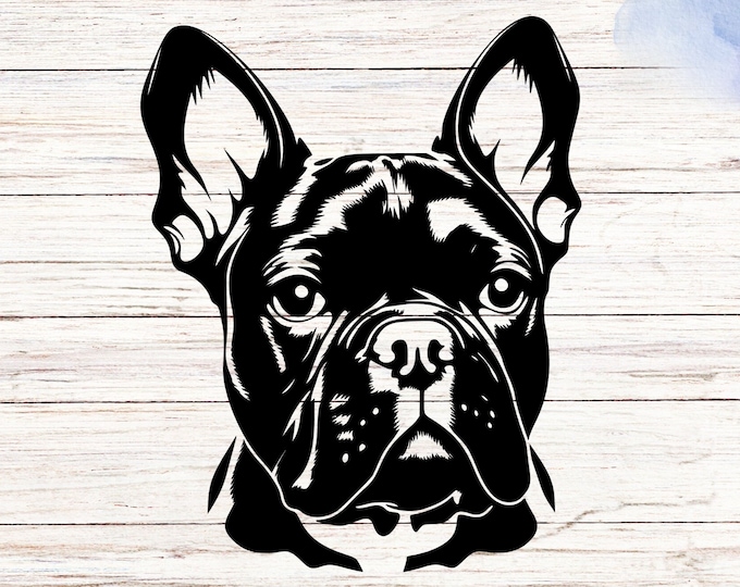 French Bulldog Decal Sticker: Car, Van, Truck, Laptop