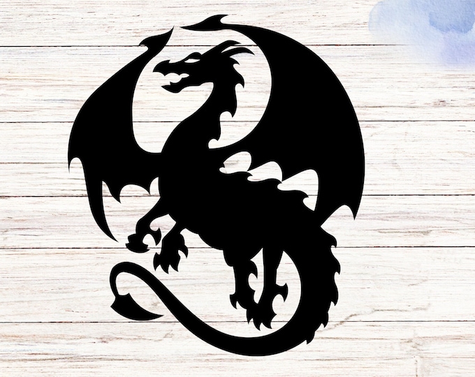 Dragon Car Decal: Fantasy Wall Art, Laptop Sticker