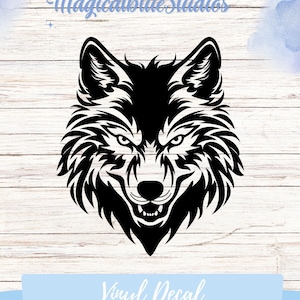 Wolf Vinyl Decal Sticker: Outdoor Nature Animal Art