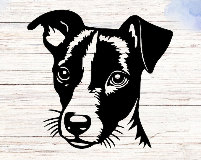 Jack Russell Vinyl Decal: Weather-Resistant Dog Sticker