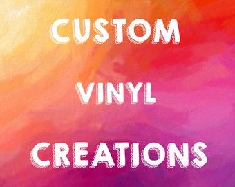 Create Your Own Vinyl Decal | Design your own Decal | Custom | Choose size, Font And Design