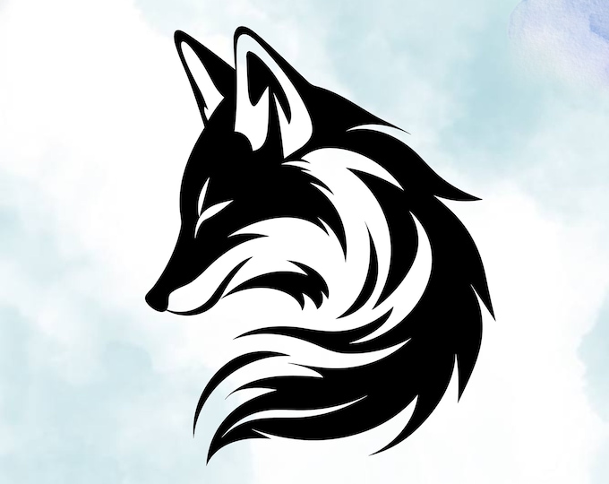 Captivating Fox Vinyl Decal – Ideal for Cars, Durable & Weatherproof, Unique Gift for Wildlife Enthusiasts