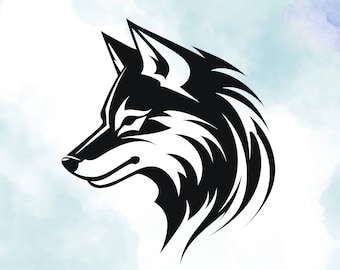 Wolf Vinyl Decal for Cars - Unique Car Accessory, Animal Lover Gift, Customizable Auto Sticker - High-Quality Adhesive Vehicle Decal