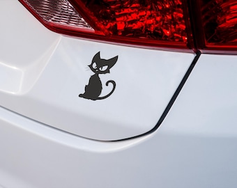 Cute Cat Vinyl Sticker - Waterproof & Durable Decal for Laptops, Cars, Windows And More - Perfect Gift for Cat Lovers