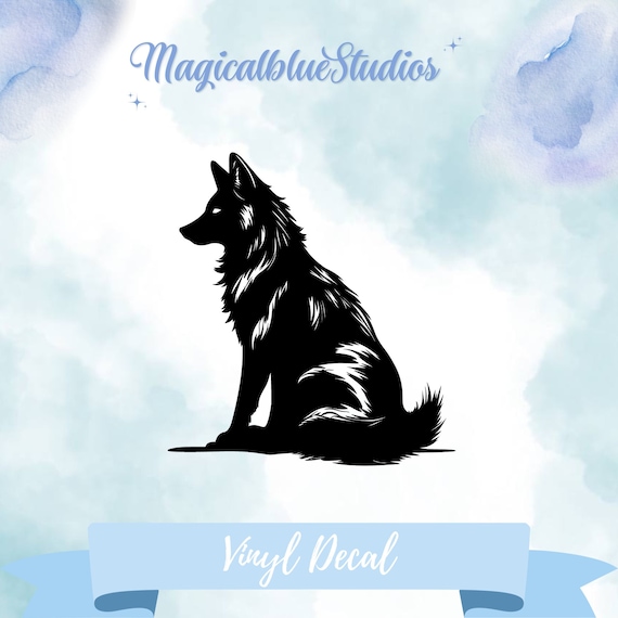 Dire Wolf Car Vinyl Decal - Premium Vehicle Sticker for Wolf Lovers - Weather-Resistant and Durable Automotive Accessory
