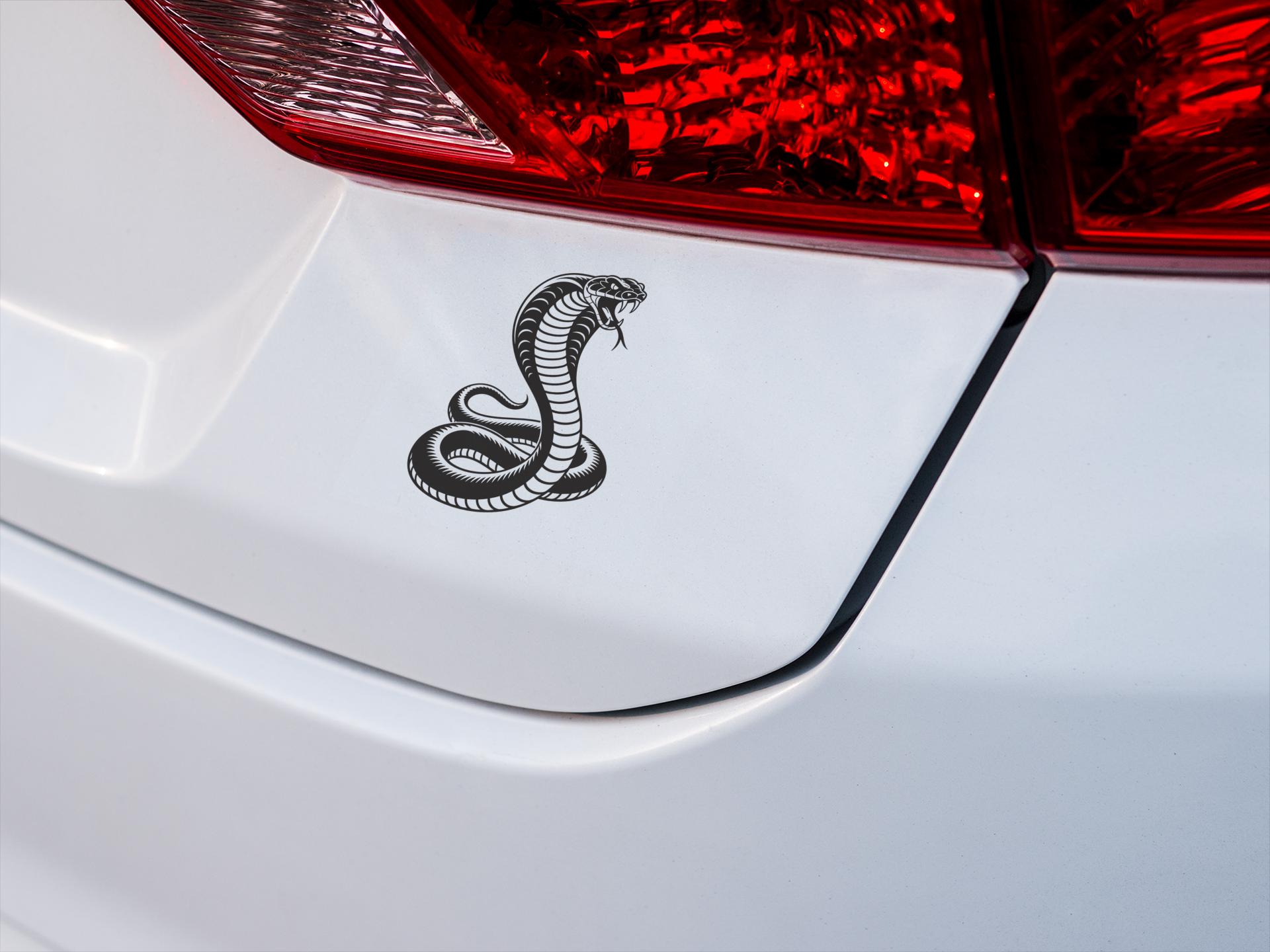 Snake Viper Decal Venom Cobra Auto Car Bumper Window Vinyl Sticker Rattlesnake E
