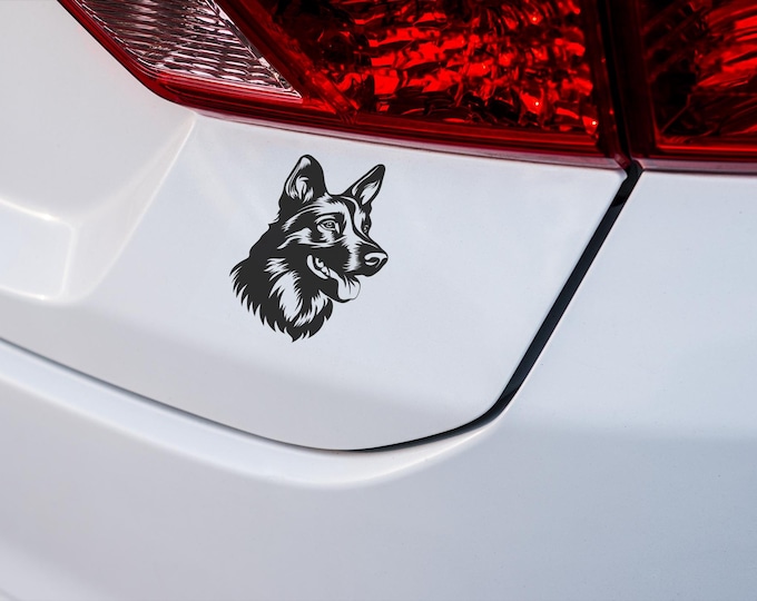 German Shepherd Vinyl Decal: Dog Lover Car/Laptop Sticker